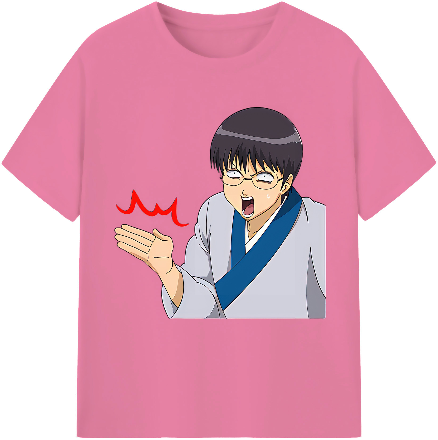 （画像用） ぎんたま 坂田銀時（さかたぎんとき） 神楽 志村新八（しむら しんぱち） GINTAMA Sakata Gintoki Kagura Shimura Shinpachi 綿100％半袖Tシャツ（フロントプリント）